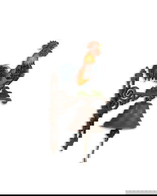 Clopot din fonta pentru usa cu un cocos