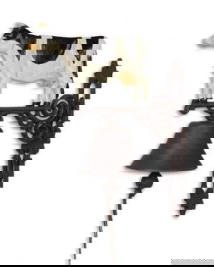 Clopot de usa din fonta cu o vaca