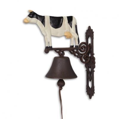 Clopot de usa din fonta cu o vaca