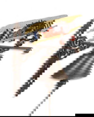 Clopot de usa din fonta cu un aeroplan