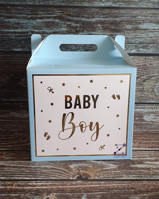Cutie dar botez cu text Baby boy, cutie bani botez baby boy, cufar bani botez Baby boy, cutie dar botez bleu, cutie dar botez baietel