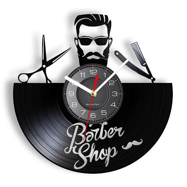 BARBERSHOP-ceas de perete(personalizabil|)