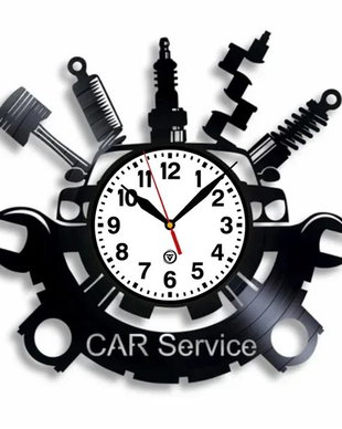 SERVICE AUTO(personalizabil)- ceas de perete