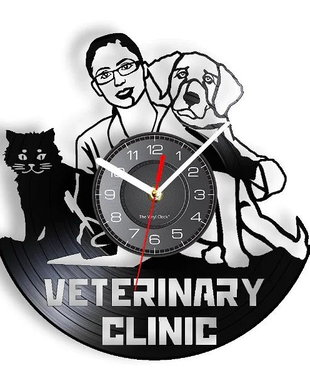 CLINICA VETERINARA- ceas de perete