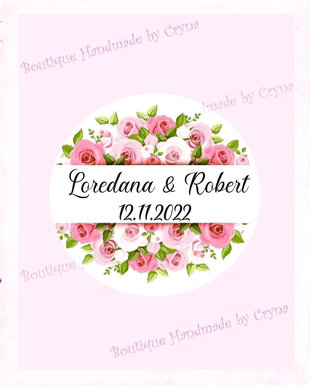 Etichete autoadezive personalizate nunta, botez