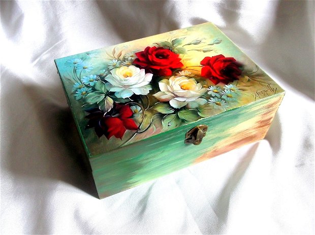 cutie cu model floral 42911