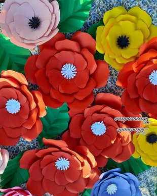 Flori mari decor