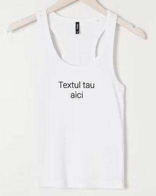 Top bumbac personalizat