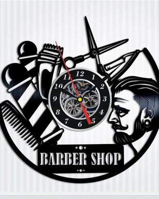 ceas de perete " Barbershop"