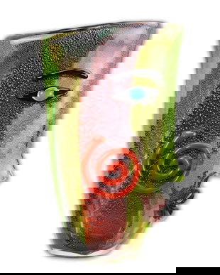 Vaza deosebita din sticla de Murano