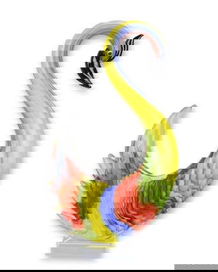 Lebada - figurina deosebita din sticla de Murano
