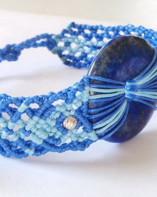 Bratara lapis lazuli
