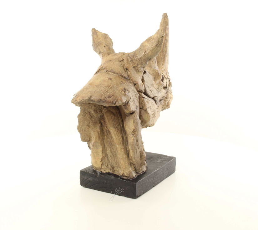 Schelet de rinocer - statueta din rasini