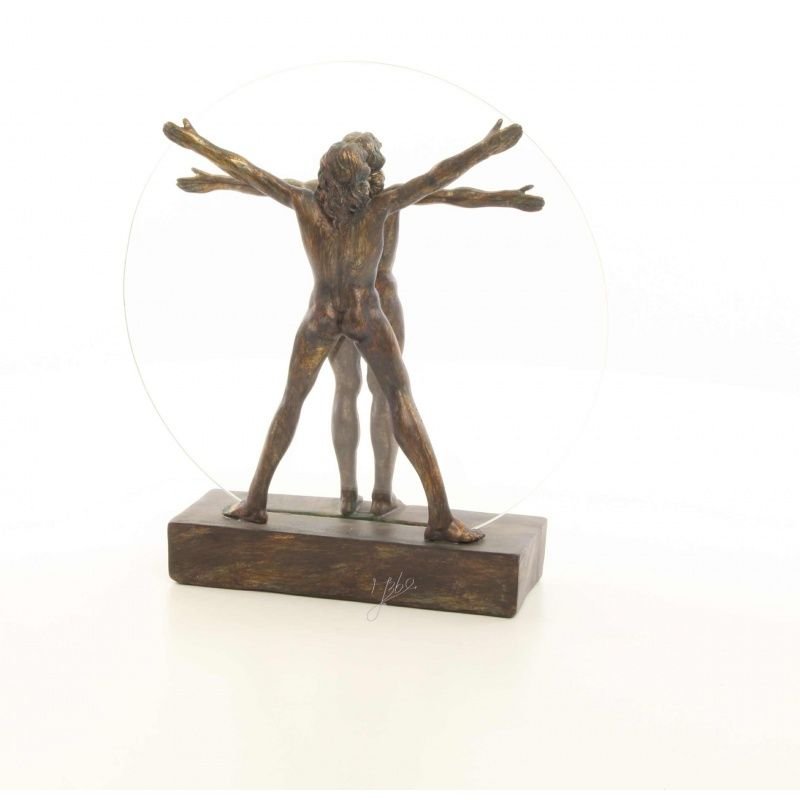 Omul vitruvian-statueta din rasini speciale