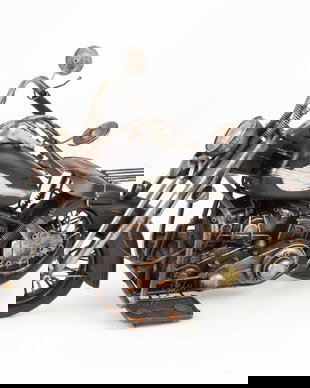 Model de motocicleta neagra