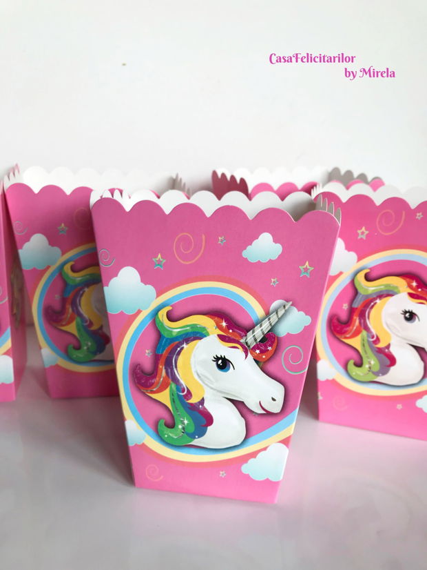 Cutii candy bar Unicorn
