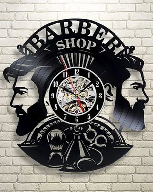 BARBERSHOP- ceas de perete