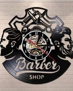 BARBERSHOP- ceas de perete