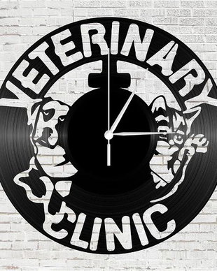CLINICA VETERINARA-ceas de perete