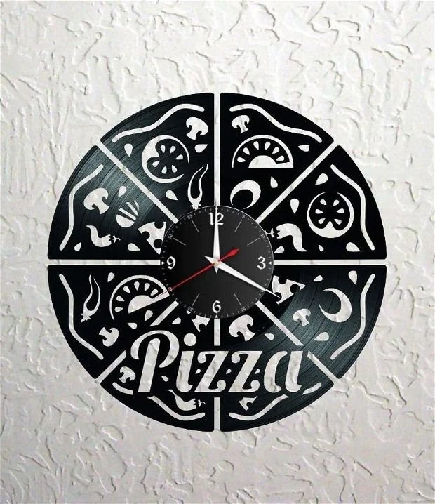 PIZZA-ceas de perete