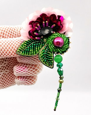 Broșă - Special Glam Flower