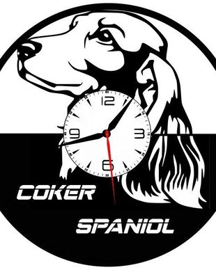 COKER SPANIOL - ceas de perete (personalizabil)