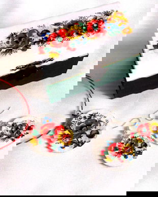 set cadou cu flori 42698