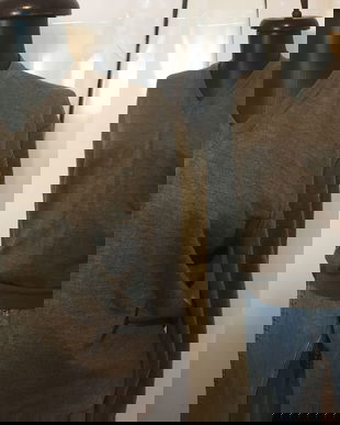 ANDREA FENZI PULOVER LANA MERINOS MARON