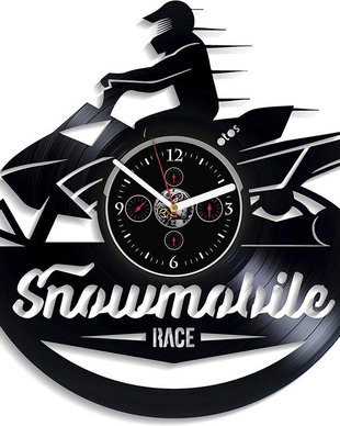 SNOWMOBILE- ceas de perete