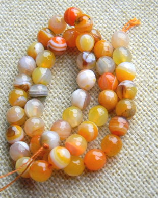 Agate fatetate 8 mm (MN18)