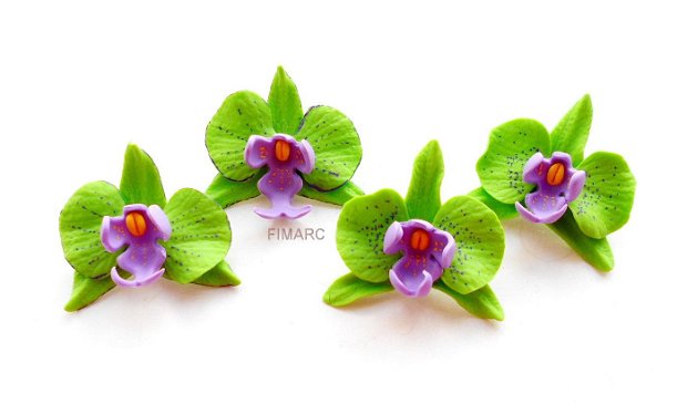 Green Orchidee - cercei atarnatori