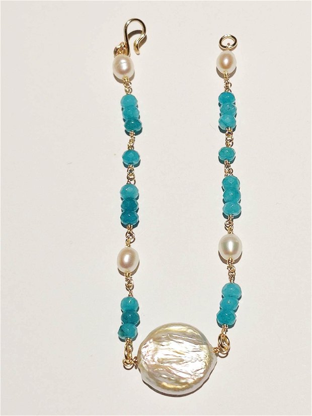 Set jad cu perle baroc (988)