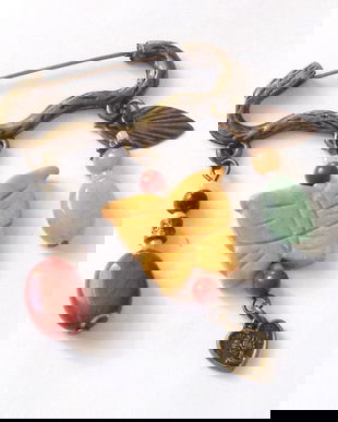 Brosa carneol si jasp