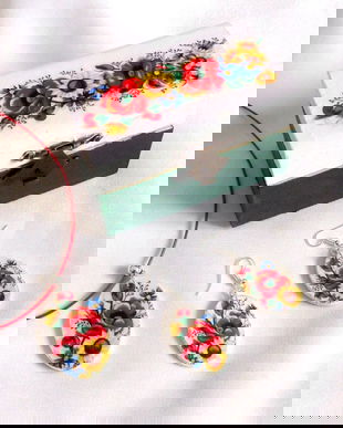 set cadou cu flori 42699