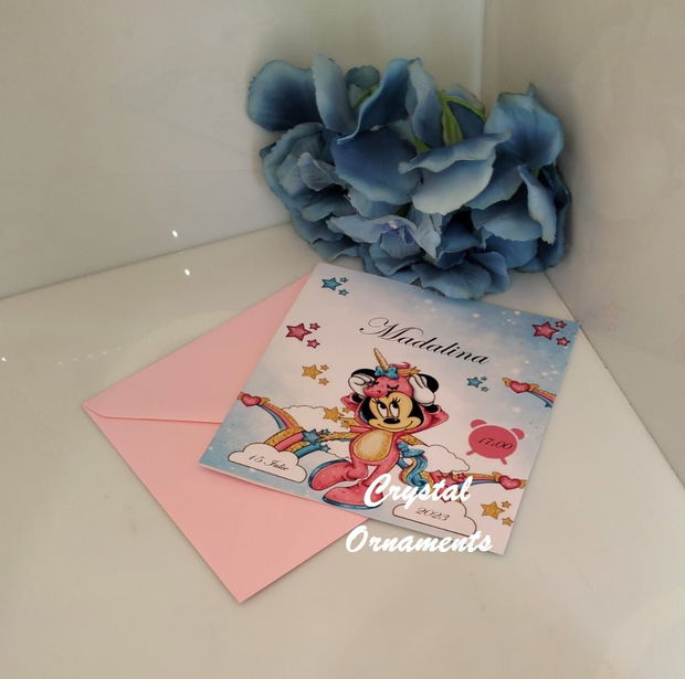 Invitatie botez Minnie