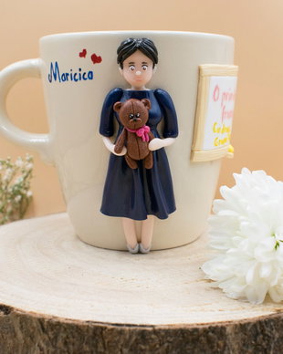 Cană îngrijitoare grădi | Personalizată handmade | Lut polimeric