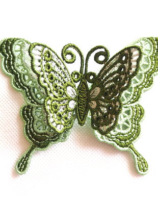 Fluture Verde Decorativ