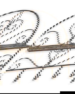 Cuieras din fier forjat maro antichizat