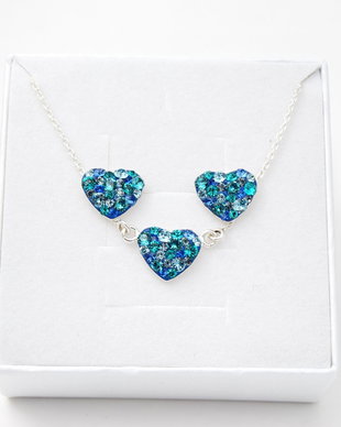 Set Swarovski - Heart / Inima / Inimiora / Argint 925