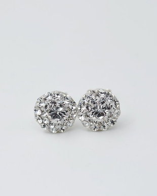 Cercei Swarovski / Crystal / Chaton Ball / Argint 925