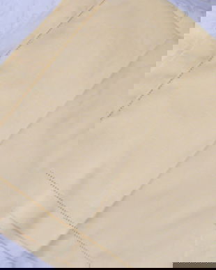 Napron galben cu ajur