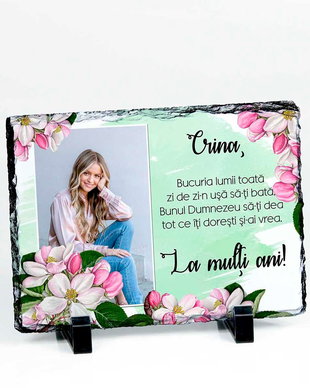 Ardezie personalizata - cadou pentru sora prietena, colega, matusa, mama, sotie, iubita