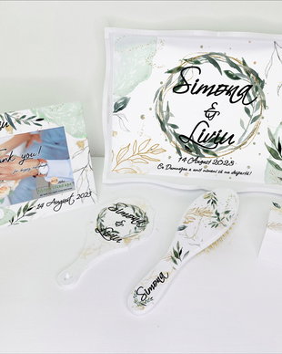 Set gatitul miresei - Green & Gold