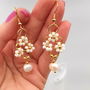 Cercei - Ivory Pearl Flowers