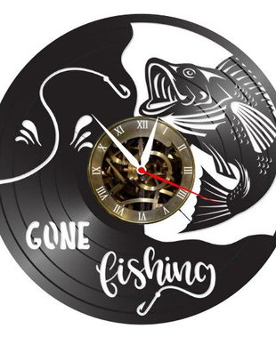 GONE FISHING- ceas de perete