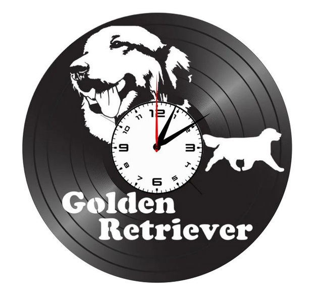 GOLDEN RETRIEVER-ceas de perete