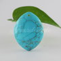 Pandantiv howlite 40x30mm