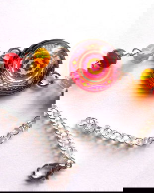 bratara sticla cu mandala 42736