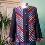 Sacou multicolor, dungi catifelate