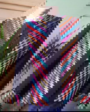 Sacou multicolor, dungi catifelate